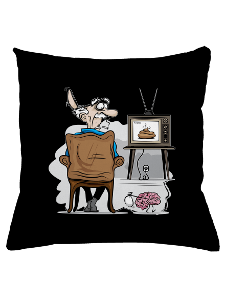 TV News párna Black