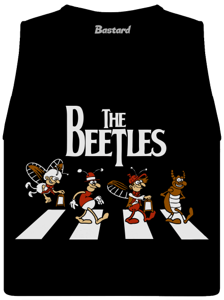 Beatles női bővített trikó Black