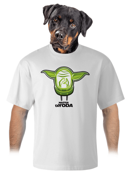 Master DiYoda unisex túlméretezett póló White