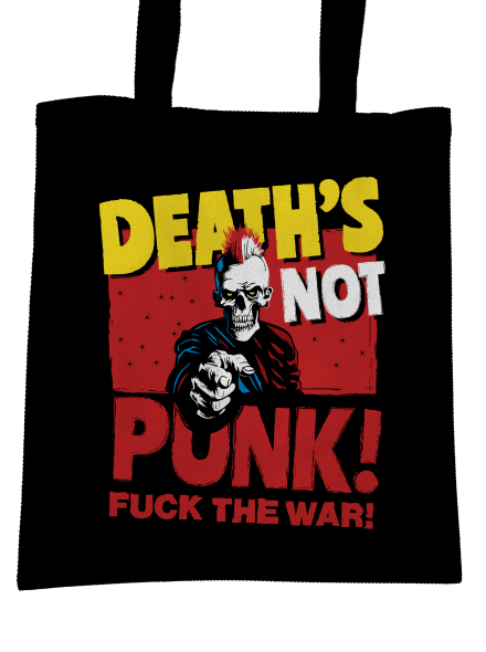 Death's not punk táska Black