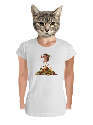 A levelek öröme prémium női póló White