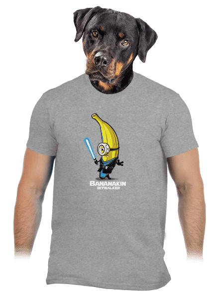 Bananakin Skywalker férfi póló Sport Grey