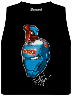 Ablaktisztító női bővített trikó Black