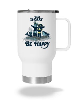 Don't worry termosz bögre White