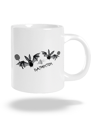 Batminton nagy bögre White