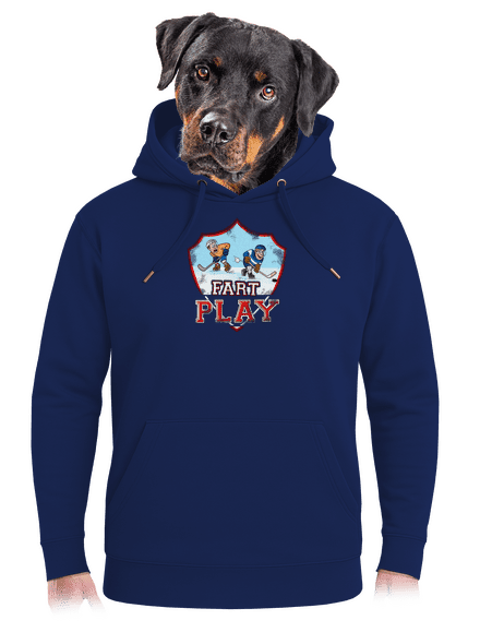 Fart Play unisex prémium pulóver Navy