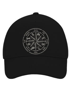 Alkoholos iránytű baseballsapka Black