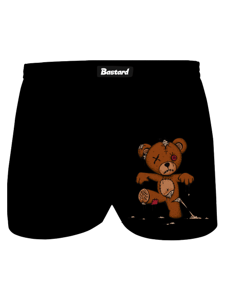 Zombie Teddy férfi alsó nadrág Black
