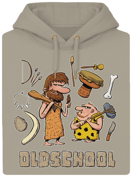 Oldschool unisex prémium pulóver Pastel Macchiato