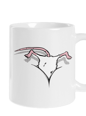 Egér a dekoltázsban hagyományos bögre White