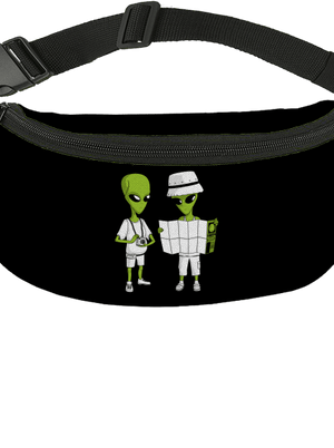 Idegenek övtáska Black