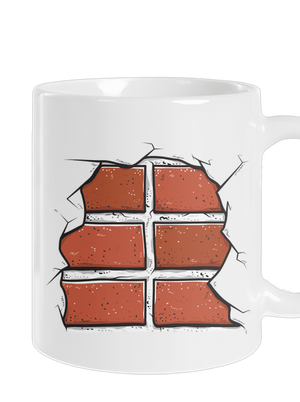 Téglák hagyományos bögre White