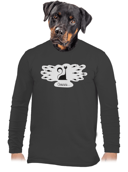 Oouuu férfi hosszú ujjú póló Dark Grey