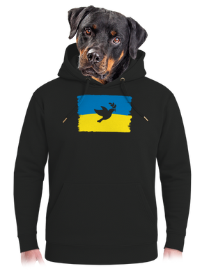  unisex prémium pulóver Dark Black