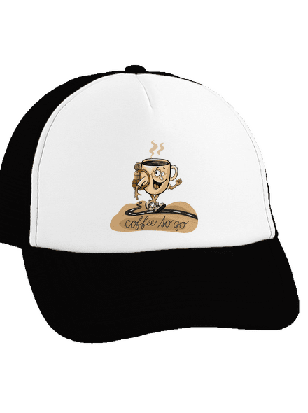 Coffee to go teherautós sapka Black cap