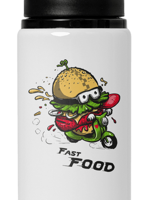 Fast Food kulacs White