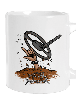 Metal detector nagy bögre White