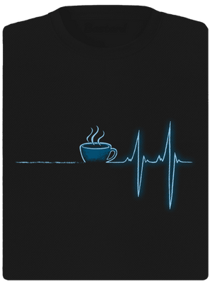 Coffee help női sportpóló Black