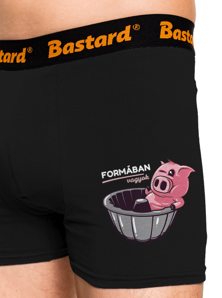 Formában boxeralsó Black