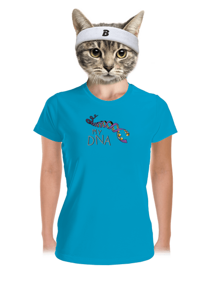 My DNA női sportpóló Blue Atol