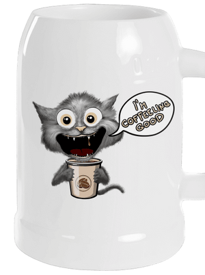 I’m coffeeling good söröskorsó White