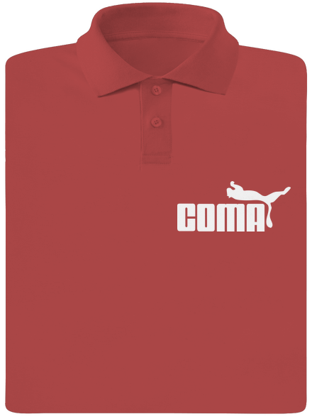 Coma férfi pólóingek Burgundy