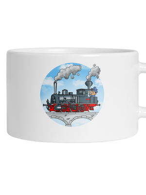 Kéményfüst macaron bögre White