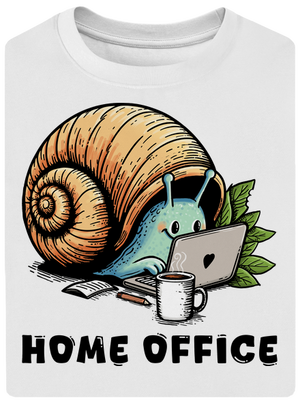 Sneka home office unisex túlméretezett póló White