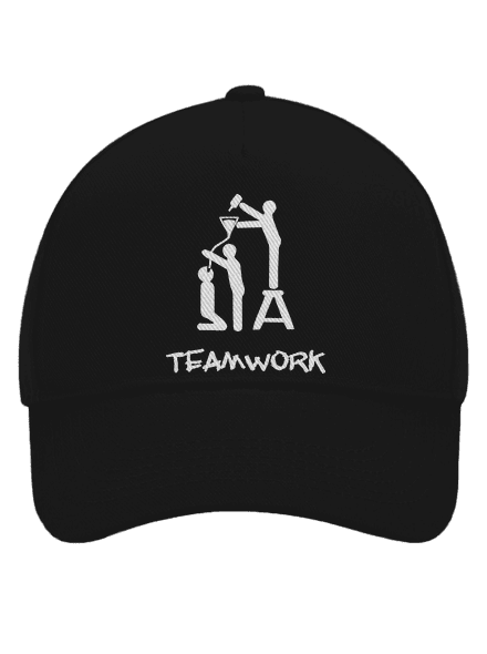 Teamwork baseballsapka Black