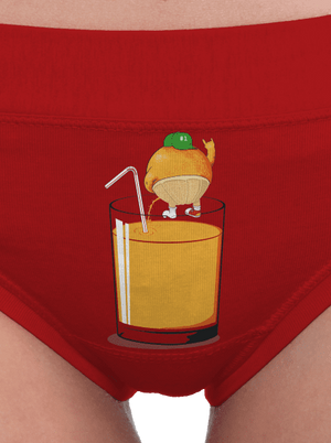 Részeg narancs női bugyik Red Mal