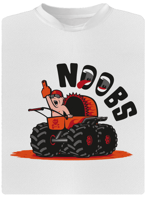 Monster stroller férfi sportpóló White