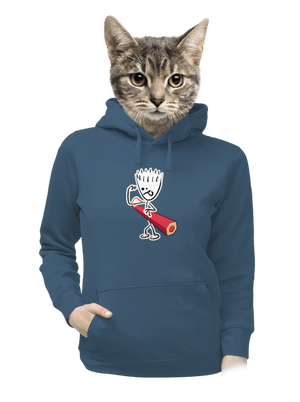 női kenguruzsebes pulóver