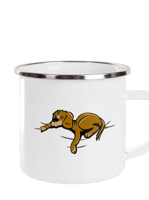 Alvó kutya pléhbögre White