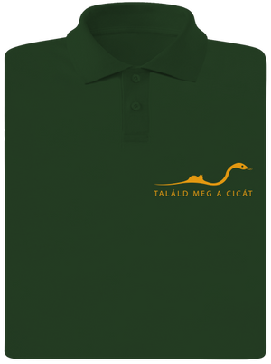 Találd meg a cicát férfi pólóingek Bottle Green Mal