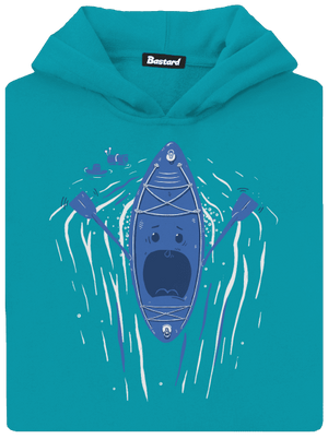 Ahhhh! gyerek kenguruzsebes pulóver Hawaiian Blue