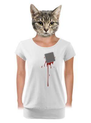 női póló elasztikus alsó szegéllyel