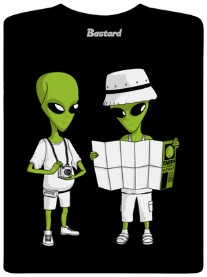 Idegenek férfi hosszú ujjú póló Black