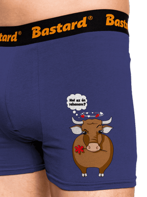 Tehén és bika boxeralsó Blue Navy