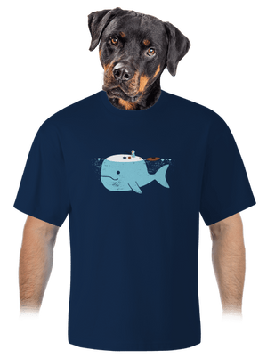  unisex túlméretezett póló Midnight Blue