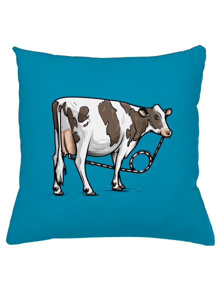 Cow drink párna Blue Turquoise