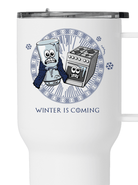 Winter is coming termosz bögre White