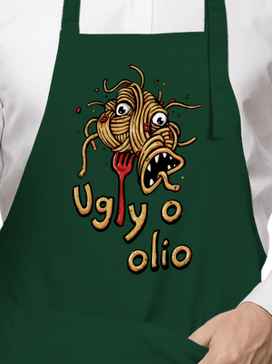 Ugly o olio kötény Bottle Green
