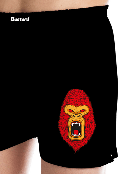 Gorilla face férfi alsó nadrág Black