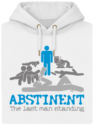 Absztinens unisex prémium pulóver Snowwhite