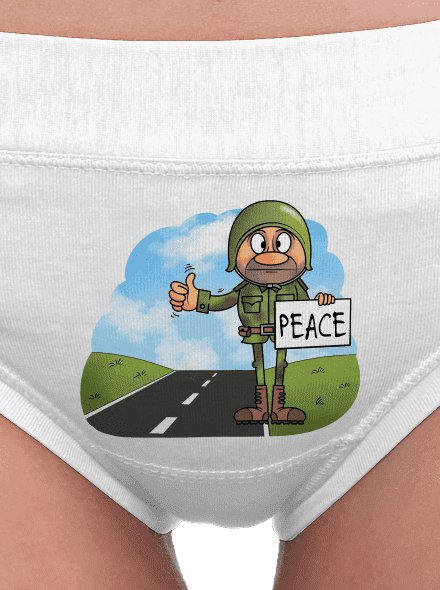 Peace női bugyik White