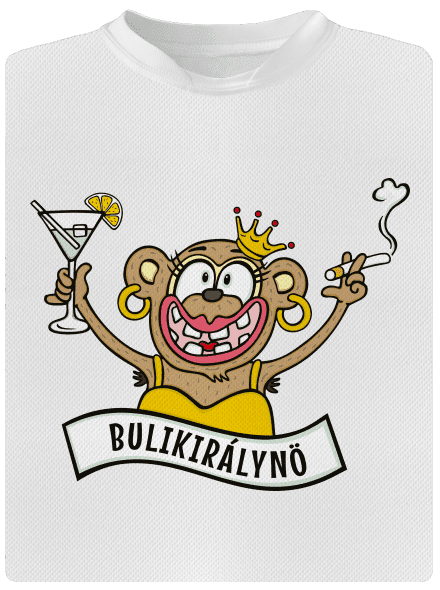 Bulikirálynő férfi sportpóló White
