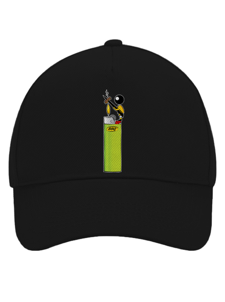 Pálcikaember baseballsapka Black