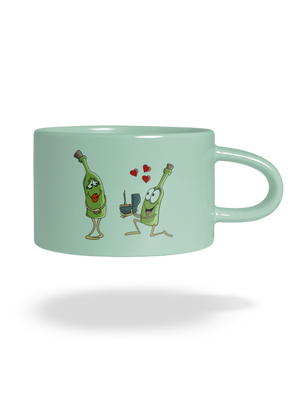 A bor szeretete macaron bögre Mint Macaron