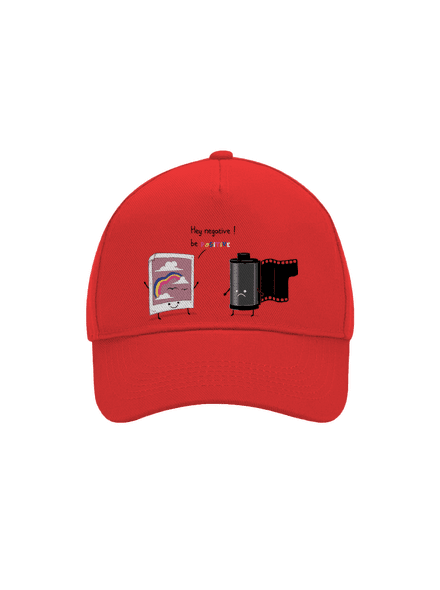 Légy pozitív baseballsapka Classic Red
