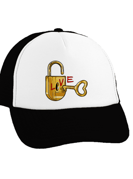 Love lock teherautós sapka Black cap